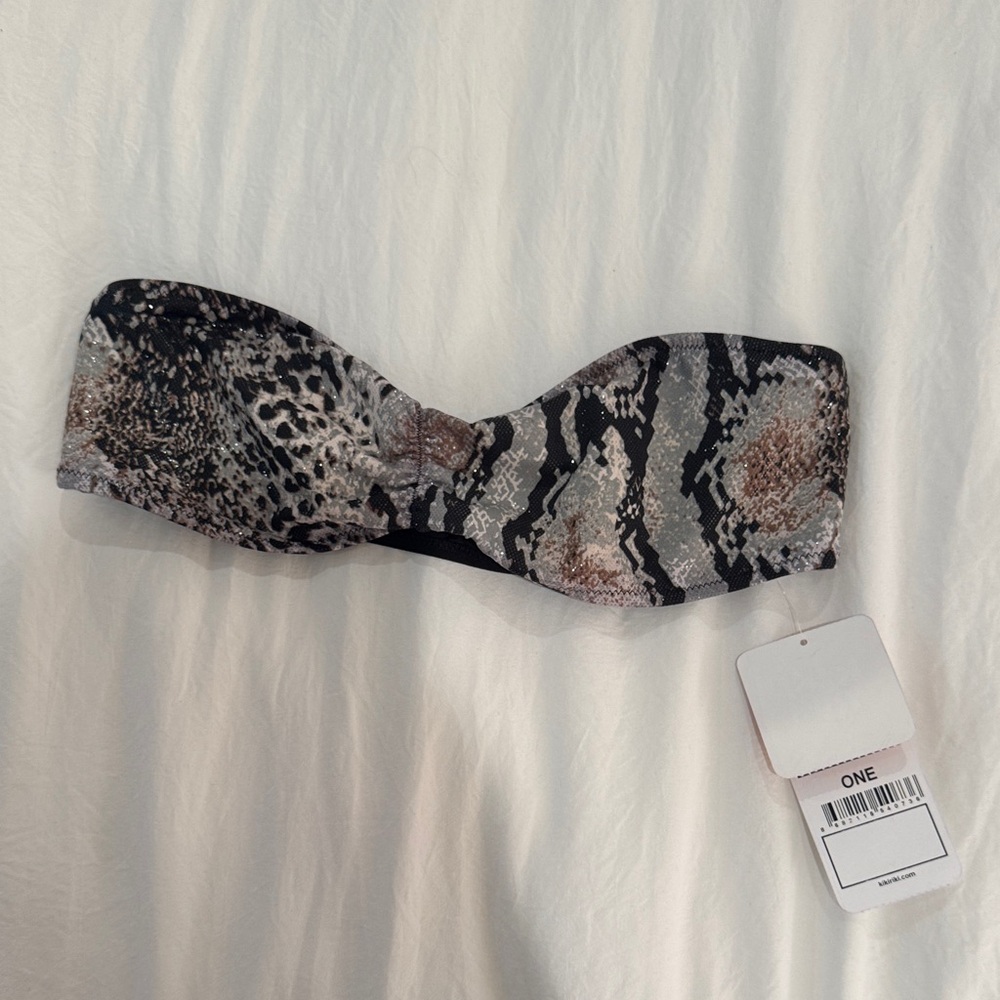 Chic Snake Print Bandeau